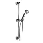 Harrington Brass Works 35-975-014 Monterey Cross Wall Mount Handshower with Sliding Bar and Separate Outlet in Polished Nickel