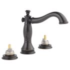 Delta 3597LF-RBMPU-LHP Cassidy Two Handle Widespread Bathroom Faucet in Venetian Bronze (Handles Sold Separately)