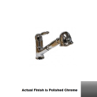 Harrington Brass Works 36-214-026 Cambridge Single Hole Pull Out Kitchen Faucet in Polished Chrome