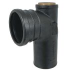 Geberit 367.072.18.1 90&#186; Cast Iron Waste Fitting in Metallic