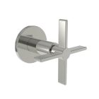 Newport Brass 3-722/15P Tolmin Diverter/Flow Control Cross Handle Trim in Polished Nickel PVD (Rough In Sold Separately)