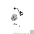 Newport Brass 3-7302/15S Single Handle Tub and Shower Valve Trim Kit with Single Fun in Satin Nickel (Rough Sold Separately)