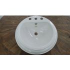 Dornbracht 3820106W3 3820106w3 ALAPE 3820106-3HOLE White Pedestal Lavatory
