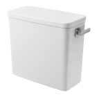 Grohe 39667000 Eurocube 1.28 Gpf Right Hand Trip Lever Toilet Tank in Alpine White (Bowl Sold Separately)