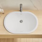 Grohe 39673000 Essence Under Counter 24" Bathroom Sink In Alpine White