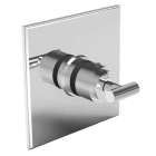 Newport Brass 3-994LTS/26 East Linear Solid Brass Single Handle Square Trim Plate In Polished Chrome (Rough Sold Separately)