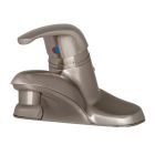Gerber G0040115BN Maxwell Single Handle Lavatory Faucet with Brass Pop-Up Drain in Brushed Nickel