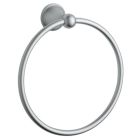 Grohe 40158RR0 Seabury 8-Inch Towel Ring, Velour Chrome with Chrome Accent #40158RR0