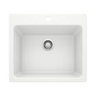 Blanco 401927 Liven Dual Mount Laundry Sink in White