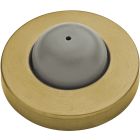 Baldwin 4025.100 Flush Bumper, Convex, Wood Screw and Plastic Anchor