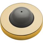 Baldwin 4027.030 Flush Bumper, Convex, Toggle Bolt, Polished Brass