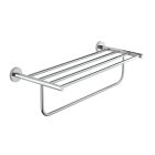 Grohe 40462001 Bau Cosmopolitan 22" Wall Mounted Multi Towel Rack in StarLight Chrome