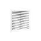 Hart & Cooley 046621 20" x 20" Aluminum Bar Style Filter Grille RHF45T Series in White