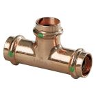 Viega 15463 Copper Tee, Press x Press x Press Connection Type, 1-1/2" x 1" x 1-1/2" Tube Size