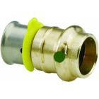 Viega 99630 PureFlow Zero Lead Bronze PEX Press ProPress Adapter with 3/4-Inch by 1/2-Inch Press x P