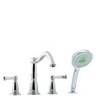 Hansgrohe 06047820 06047-820 Trim Roman Tub-Tub-Lever-SP in Brushed Nickel (Rough Sold Separately)