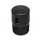 Oatey 39012 ABS In-Line Vent, Black