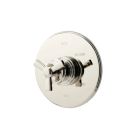 Newport Brass 4-1604BP/15 Miro Round Pressure Balanced Shower Trim Plate Only with Metal Spoke Single Handle in Polished Nickel (Rough In Sold Separately)