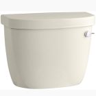 Kohler 4166-RA-47 Cimarron 1.28 GPF Toilet Tank with Right-Hand Trip Lever in almond