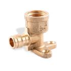 Uponor Wirsbo LF4235050 ProPEX LF Drop Ear Brass Elbow, 1/2" PEX x 1/2" FIP