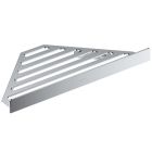 Hansgrohe 41741000 AddStoris 12" Width Wall Mounted Corner Basket in Polished Chrome