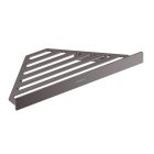 Hansgrohe 41741340 AddStoris 12" Width Wall Mounted Corner Basket in Brushed Black Chrome