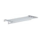 Hansgrohe 41751000 AddStoris 26" Length Metal Wall Mounted Towel Rack with Towel Bar in Polished Chrome