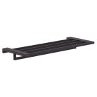Hansgrohe 41751670 AddStoris 26" Length Metal Wall Mounted Towel Rack with Towel Bar in Matte Black