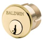 Baldwin 8322.003 Mortise Lock Cylinder 1-1/8" Diameter, Lifetime Brass