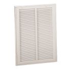 Hart & Cooley 043533 30" x 12" (Width x Height Wall Opening Size) Sidewall/Ceiling Return Air Filter Grille 673 Series in White