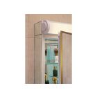 Robern MSMK40D8SRP M Series 8 Inch W X 40 Inch H Mirrored Surface Mount Kit In Plain Edge