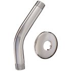 Danze D481136 6-Inch Shower Arm with Flange, Chrome