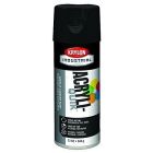 Krylon K01613 A00 Semi Flat Black Five Ball Interior/Exterior SPR, 12 Oz