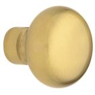 Baldwin 5030.060.MR 5030 Pair of Estate Knobs without Rosettes, Satin Brass and Brown