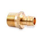 Uponor Q4526375 Wirsbo ProPEX Brass Male Threaded Adapter, 5/8" PEX x 3/4" NPT