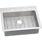 Elkay ECTSRAD25226BG4 Crosstown Single Bowl Dual Mount Stainless Steel ADA Sink Kit
