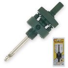 Ivy Classic Industries 28106 IVY Classic 6H 3/8-Inch Hex Shank Hole Saw Arbor, Fits 1-1/4 through 6-Inch Hole Saws, 2 Locking Pins, 1/Card