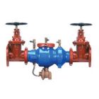 Wilkins 4-375OSY Zurn Reduced Pressure Principle Backflow Preventer with OS&Y Gate Valves, 4", Lead-Free