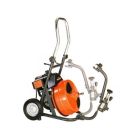 General Wire 111980 P-XP-C Mini-Rooter XP Drain Cleaner with Power Cable Feed 50EM3 (50 ft. x 1/2”) Cable, and MRCS Cutter Set