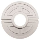 Baldwin R002.055.PV R002.PV Pair of Estate Rosettes for Privacy Functions, Lifetime Polished Nickel