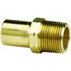 Viega 77982 ProPress Bronze Adapter with Male 1-Inch by 1-Inch FTG x Male NPT