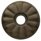 Baldwin 5026.050 5026 Pair of Estate Rosettes for Passage Functions, Satin Brass and Black