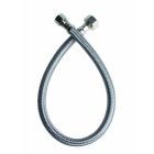 Fluidmaster B1F24 Faucet Connector, Braided Stainless Steel - 3/8" Female Compression Thread x 1/2" I.P. Female Straight Thread, 24" Length
