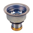 Oatey 18BN OAT- Dearborn Brass Sink Basket Strainer with Deep Locking Cup and Brass Nuts