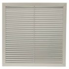 Hart & Cooley 045520 22" x 22" Aluminum Bar Style Return Grille RH45T Series in White