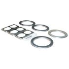 Jacuzzi P205898 4 Hta Jet Rings, Brushed Chrome