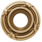 Baldwin 5016.003 Hardware Pair of Estate Rosettes for Passage Functions, Lifetime Polished Brass Finish