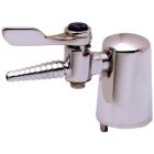 T&S Brass BL-4203-01 Lab Turret, Tapered with Hose Cock, Vandal Resistant Mounting Stud