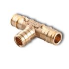 Uponor LF4707575 Wirsbo ProPEX LF Brass Tee, 3/4" PEX x 3/4" PEX x 3/4" PEX