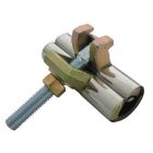 Jones Stephens R30375 LASCO 13-1298 Stainless Steel One-Piece Pipe Repair Clamp with Single Bolt, 3-Inch